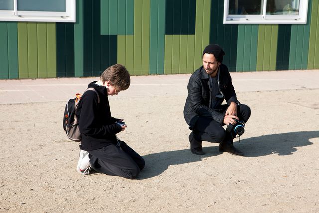 Photo from the original post "Kids in Spain find that Collaborative Art Works", 2012.