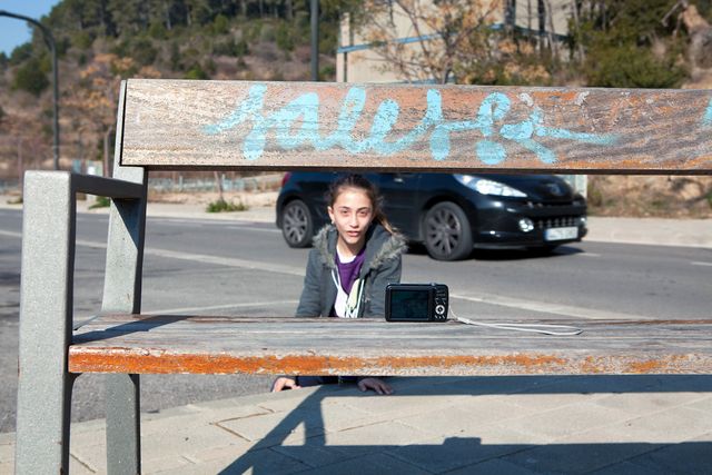 Photo from the original post "Kids in Spain find that Collaborative Art Works", 2012.