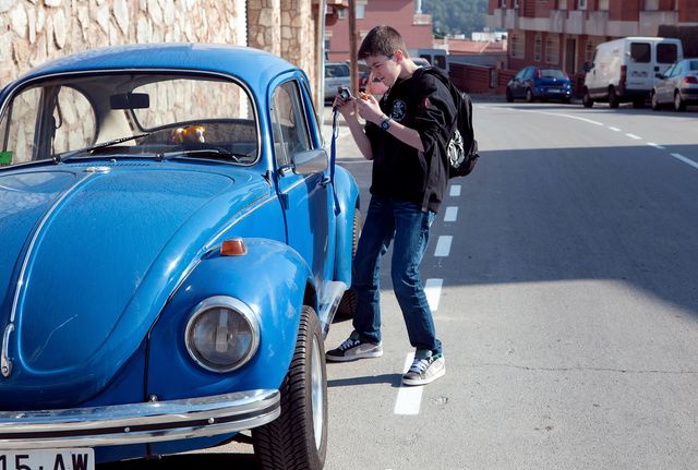Photo from the original post "Kids in Spain find that Collaborative Art Works", 2012.