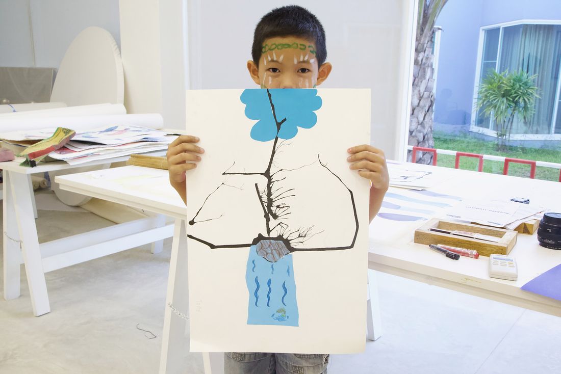 Photo from the original post "The ink blowing impulse", 2012.